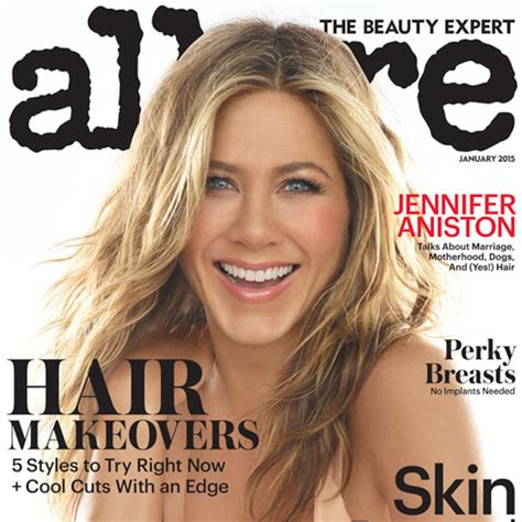 jennifer aniston nude photoshoot|Jennifer Aniston Is Topless With Strong Abs In 'Allure' Cover Pics.